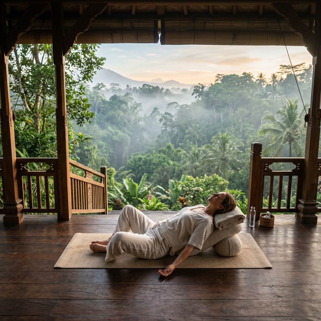 Private eco-cabin interior